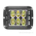 3.8" square mining work light with side lights